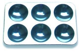 Ειδικά εξαρτήματα 6 παλέτα 13 X 8.5cm ζωγραφικής τέχνης μετάλλων λιμνών χρώματος