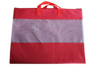Η τσάντα πλέγματος πολυεστέρα με τη λαβή, το μέγεθος B4, το στερεό χρώμα, το χρώμα και το μέγεθος μπορεί να προσαρμοστεί